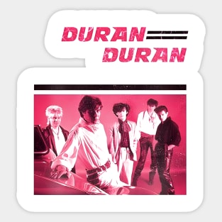 Duran Duran VIntage Distressed 90s Sticker